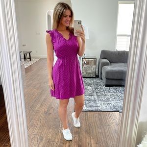 Purple Polka Dot Dress
